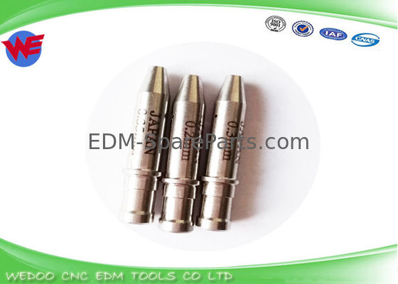 Οδηγοί τρυπανιών EDM 0.2mm 0.21mm Z140A, Κεραμικοί οδηγοί σωλήνων EDM για μηχανή διάτρησης