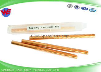 Υψηλή ακρίβεια M6 EDM που περνά κλωστή στο νήμα χαλκού ηλεκτροδίων που τρυπά τη λεπτή πίσσα 0.75mm