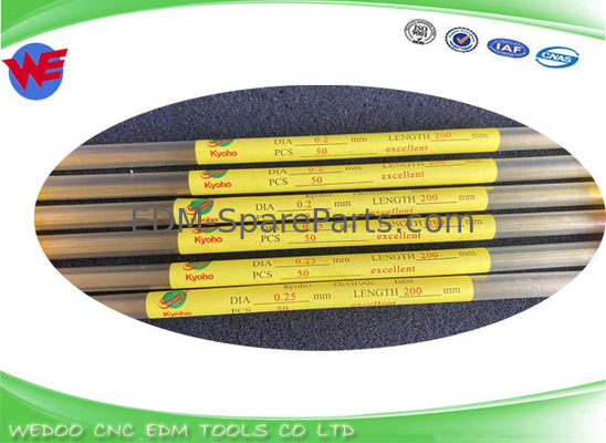 Ηλεκτροδίδα EDM Λευκό / χαλκό σωλήνες 0.2 X 200mm 0.25 * 200mm 0.1mm 0.15mm 0.19mm 0.18
