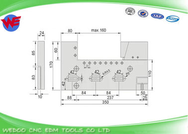 SV280-100mm 120MM SV280-150mm Κρατήρες Jig Κρατήρες Φυτοσυσκευής Σύρμα EDM CNC Χάλυβα Vise